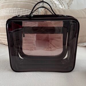 Calpak Large Cosmetic Bag - limited glazed chery